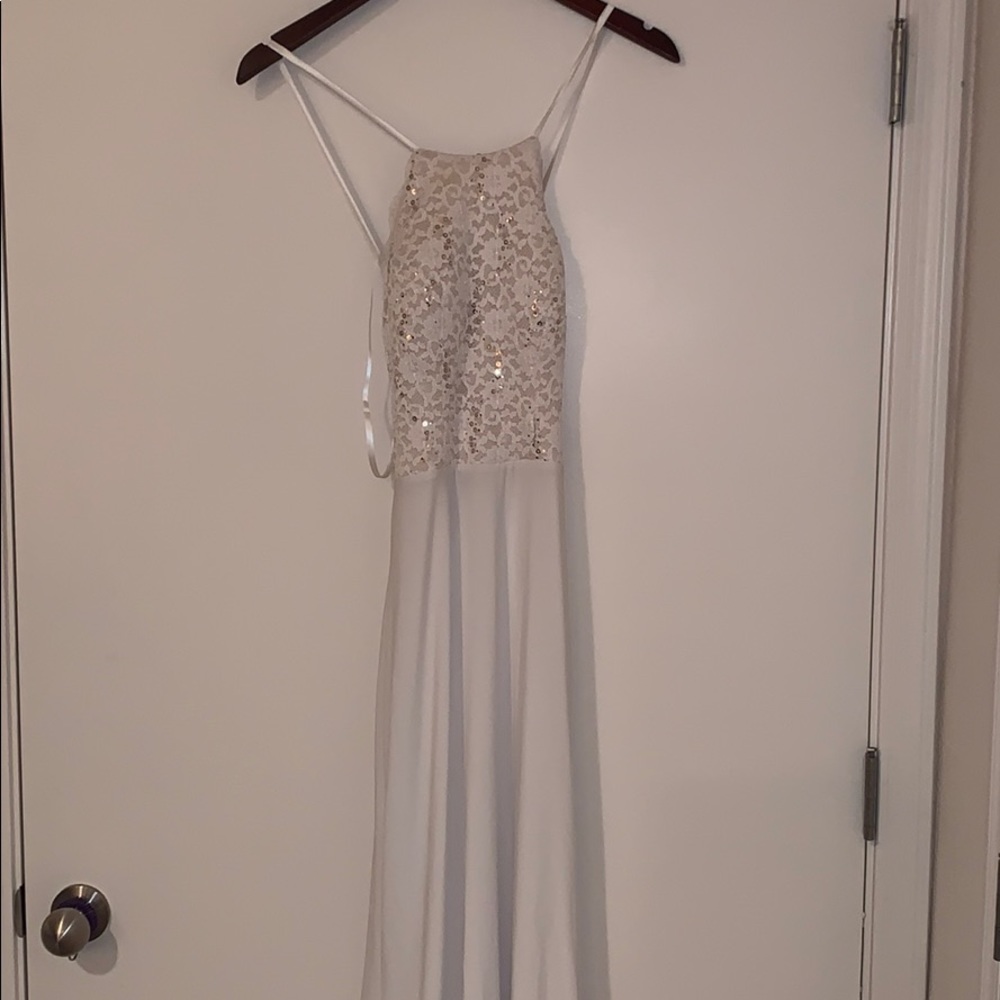 White Prom Dress NWT